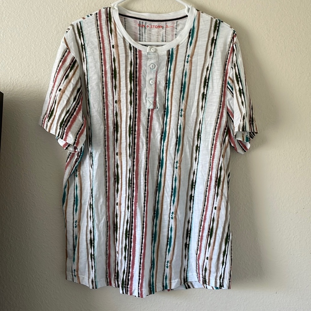 Sun & stone Henley tee